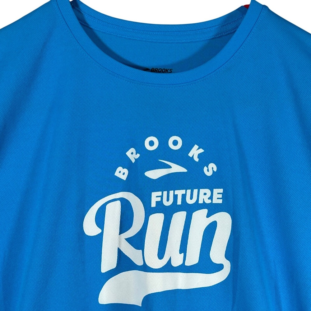 Brooks Future Run Blue Performance Running T-Shirt Women's Size XS